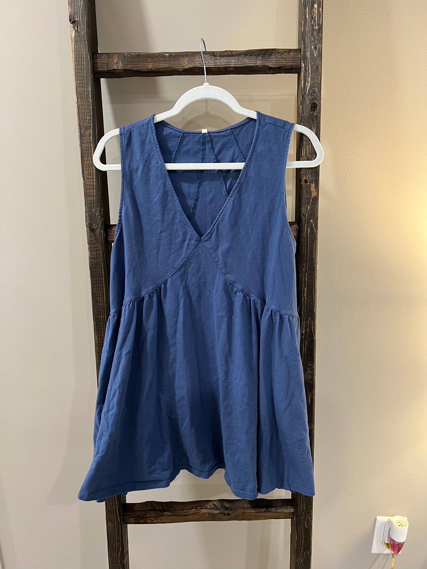 Size Medium Blue Babydoll Dress