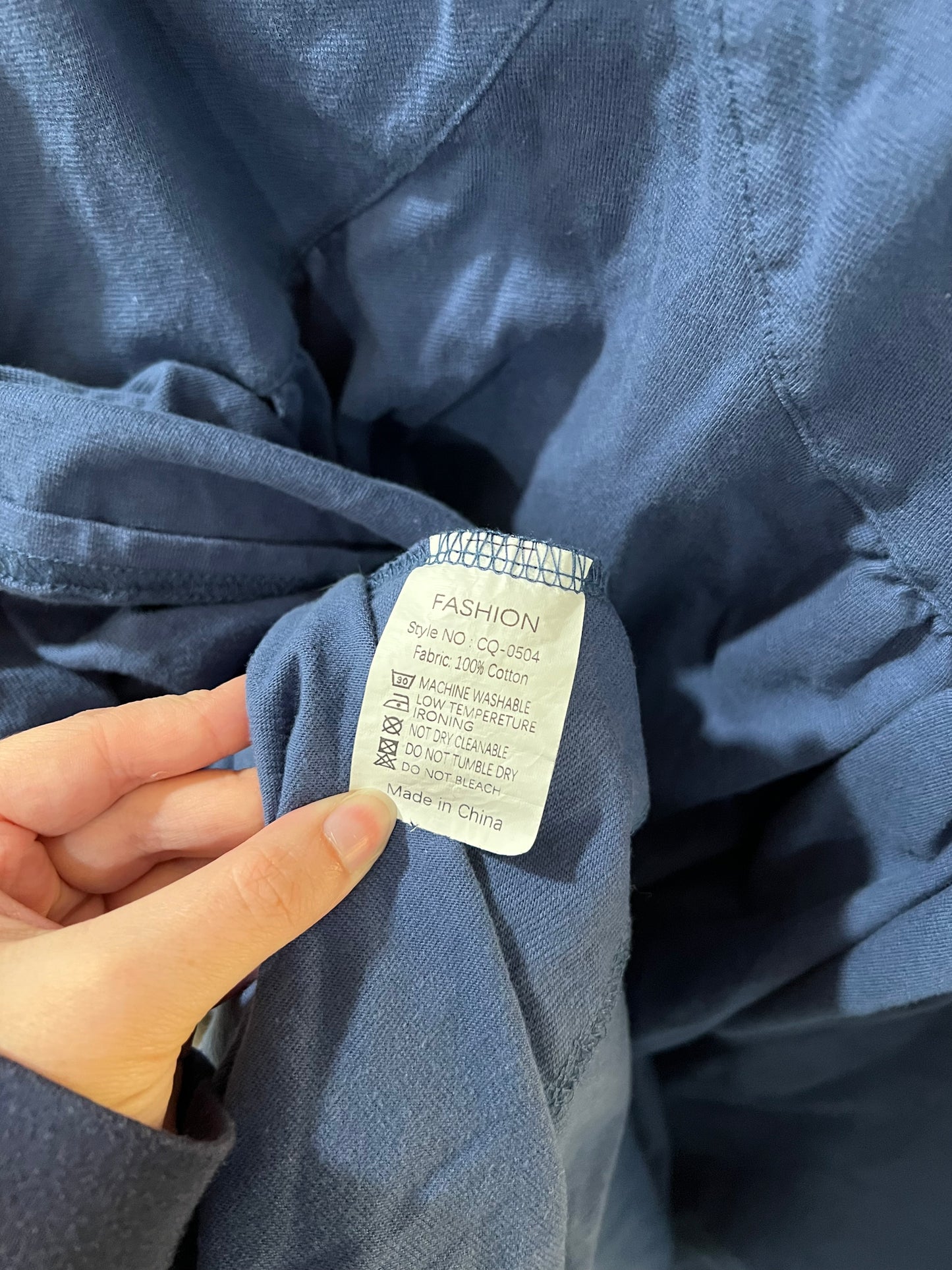 Size Medium Blue Babydoll Dress