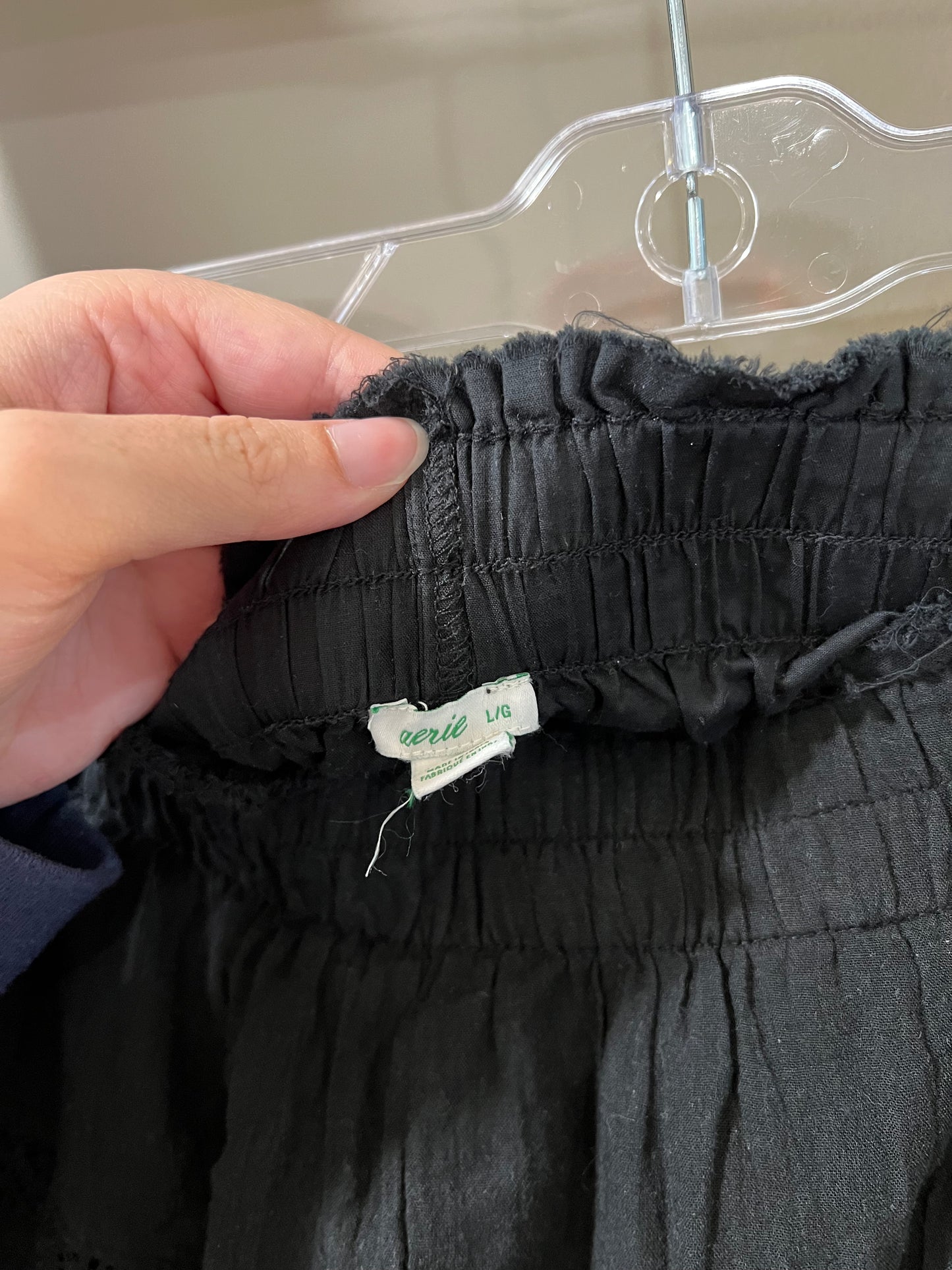 Size Large Aerie Black Lace Mini Skirt