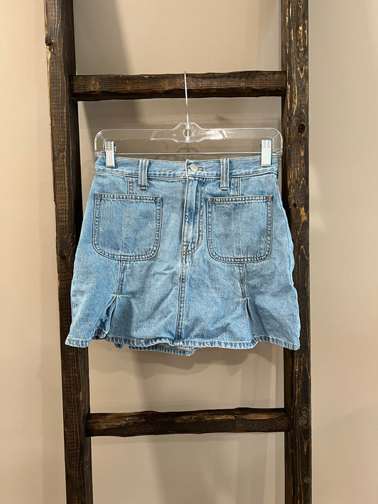 Size 24 (00) Madewell Denim Skirt