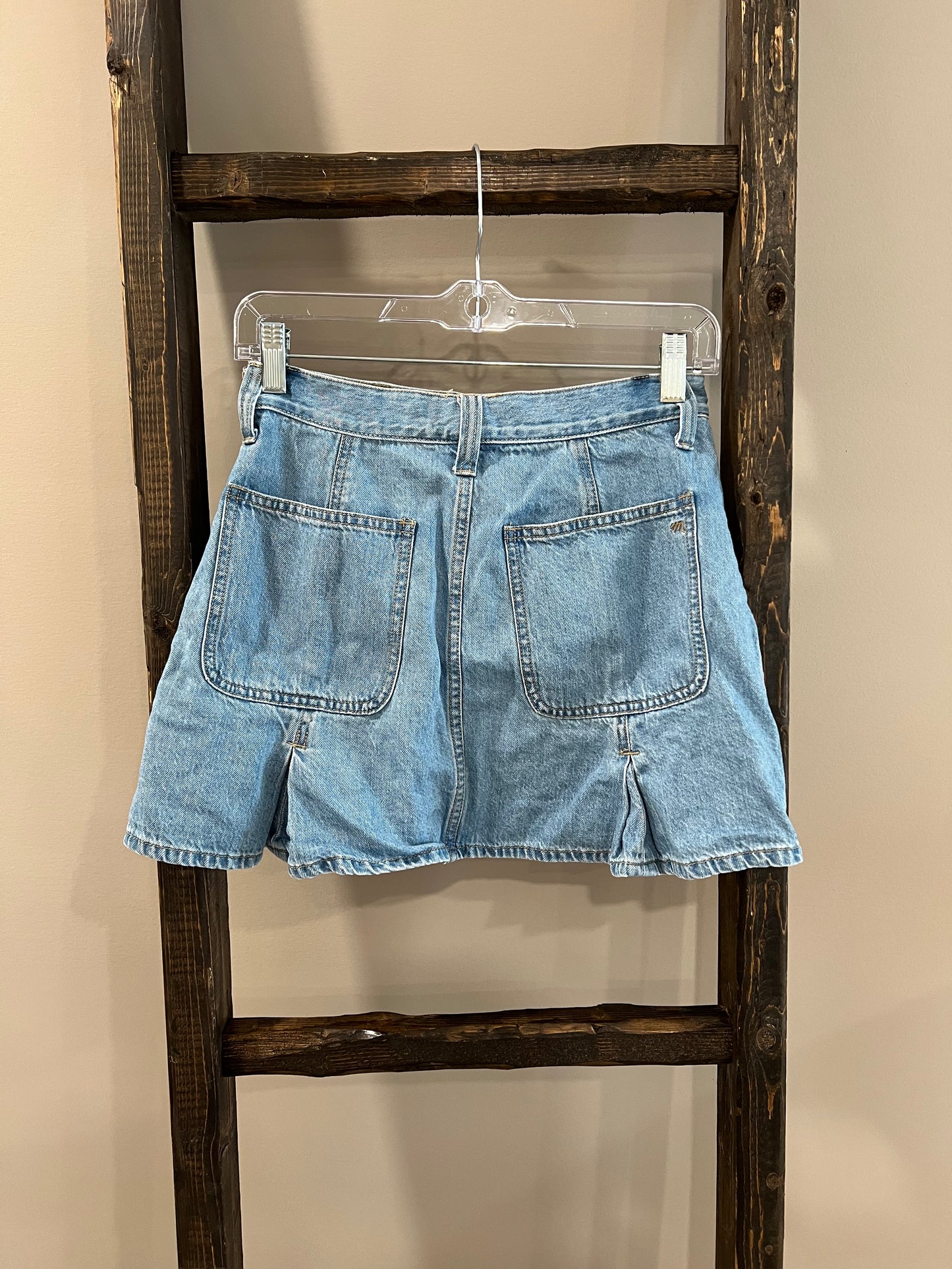 Size 24 (00) Madewell Denim Skirt