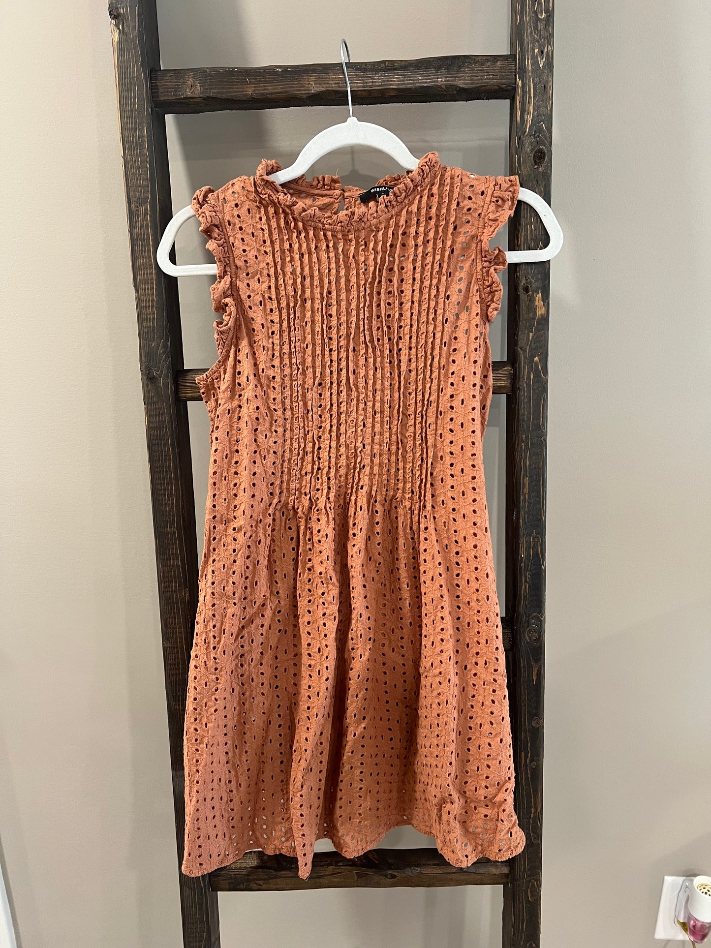 Size Small Wishlist Brown Eyelet Dress