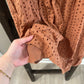 Size Small Wishlist Brown Eyelet Dress