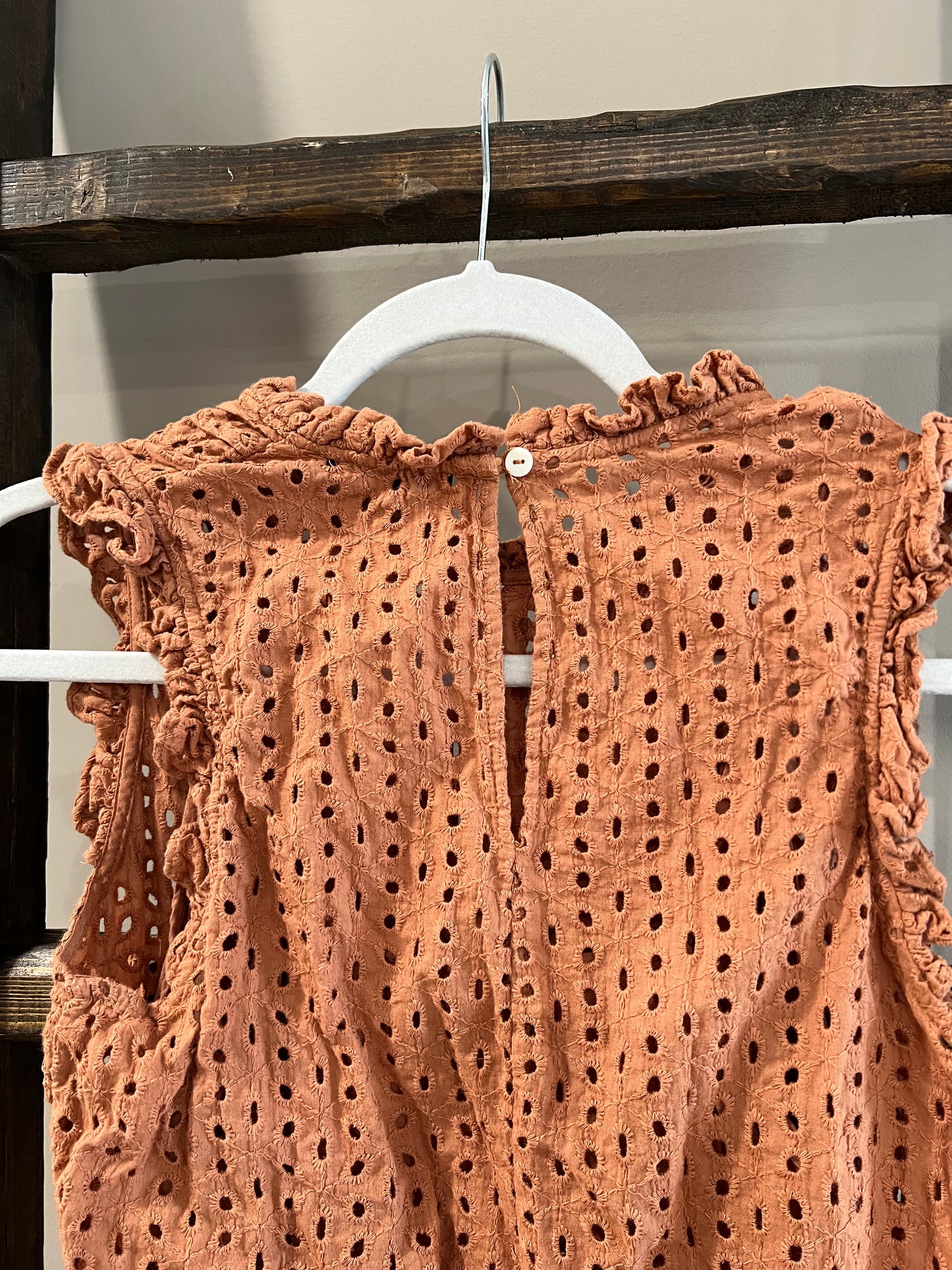 Size Small Wishlist Brown Eyelet Dress