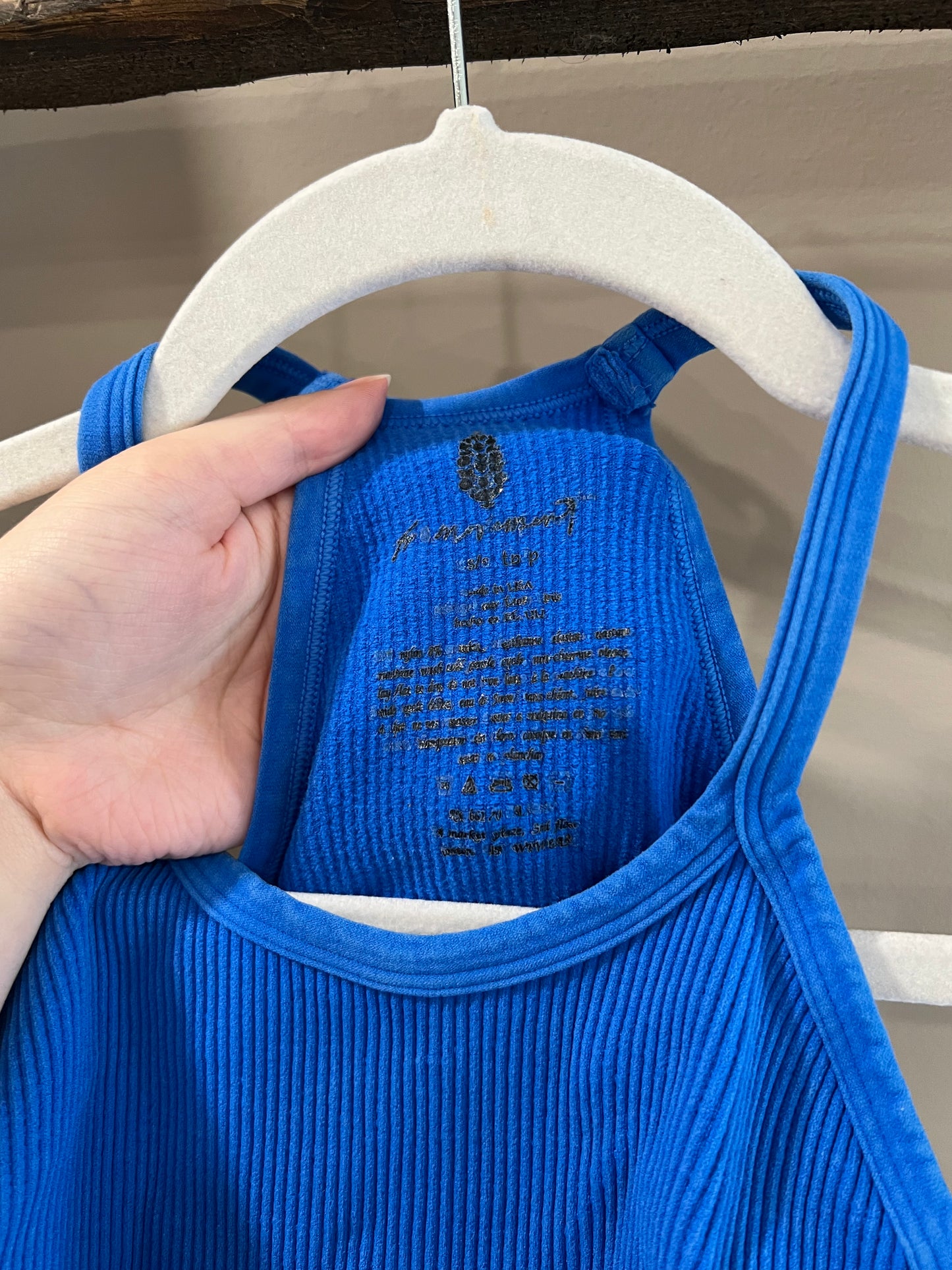 Size Small Free People Movement Blue Tank