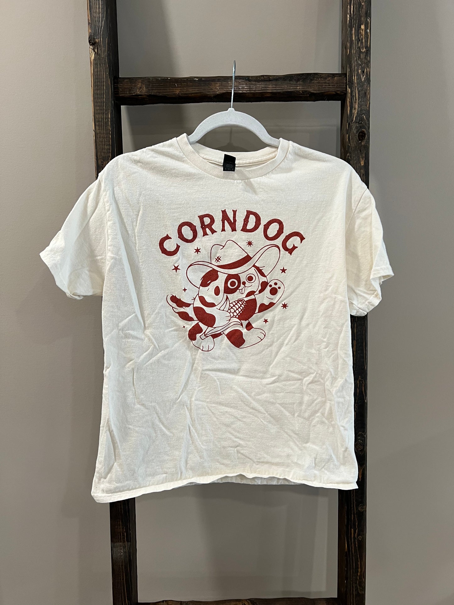 Size Medium Gildan Corndog Graphic Tee