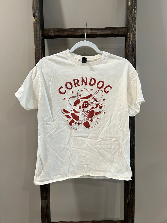 Size Medium Gildan Corndog Graphic Tee