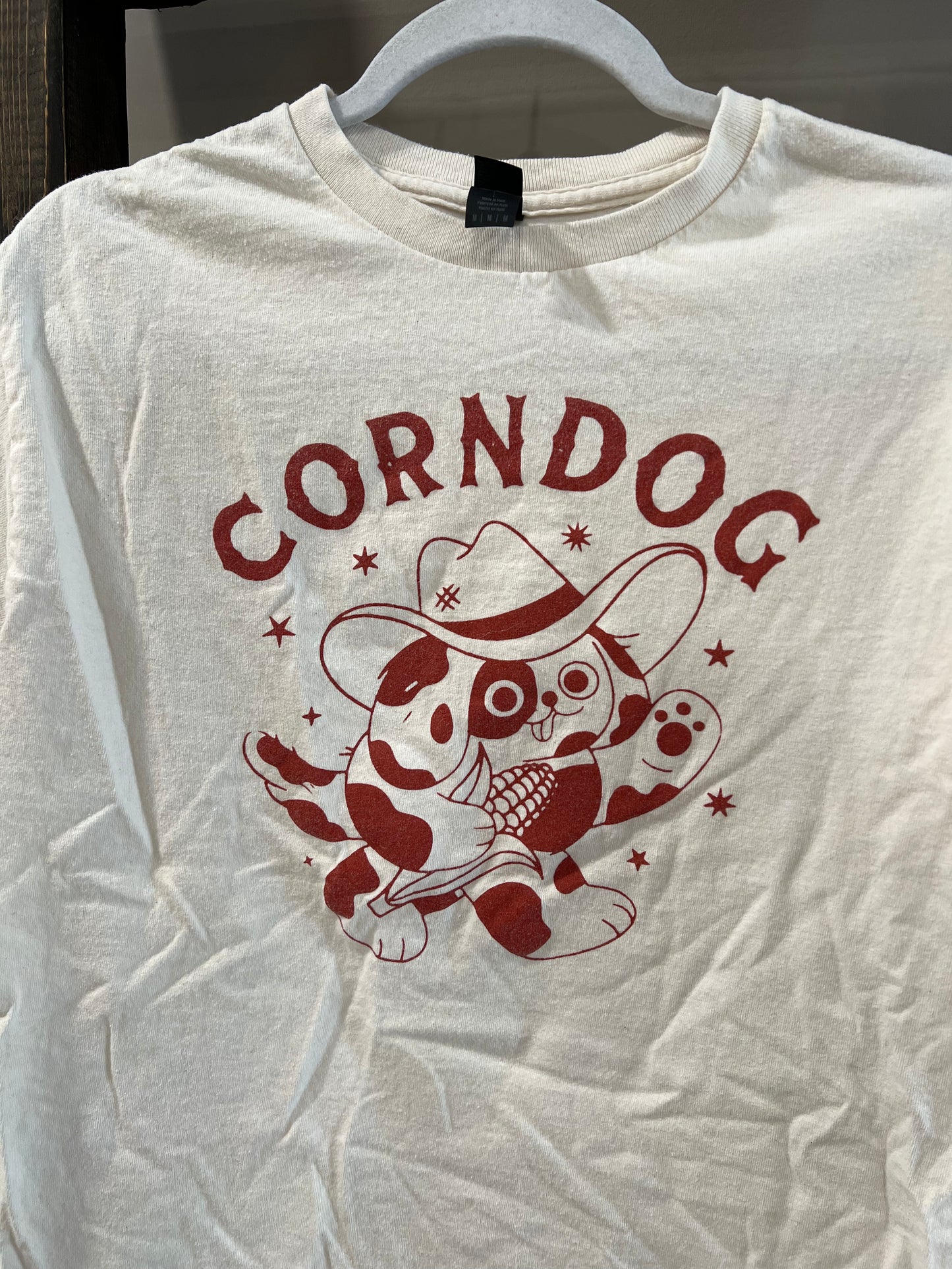Size Medium Gildan Corndog Graphic Tee