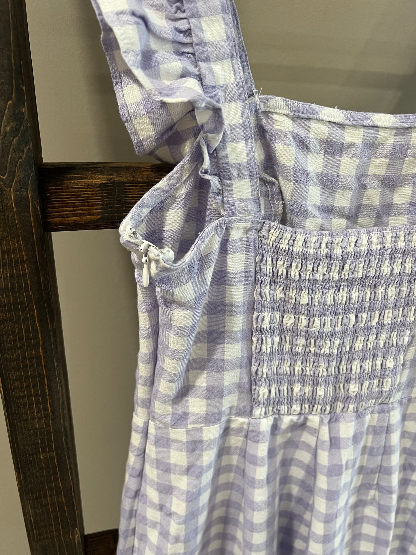 Size Small Urban Outfitters Purple Gingham Jumpsuit