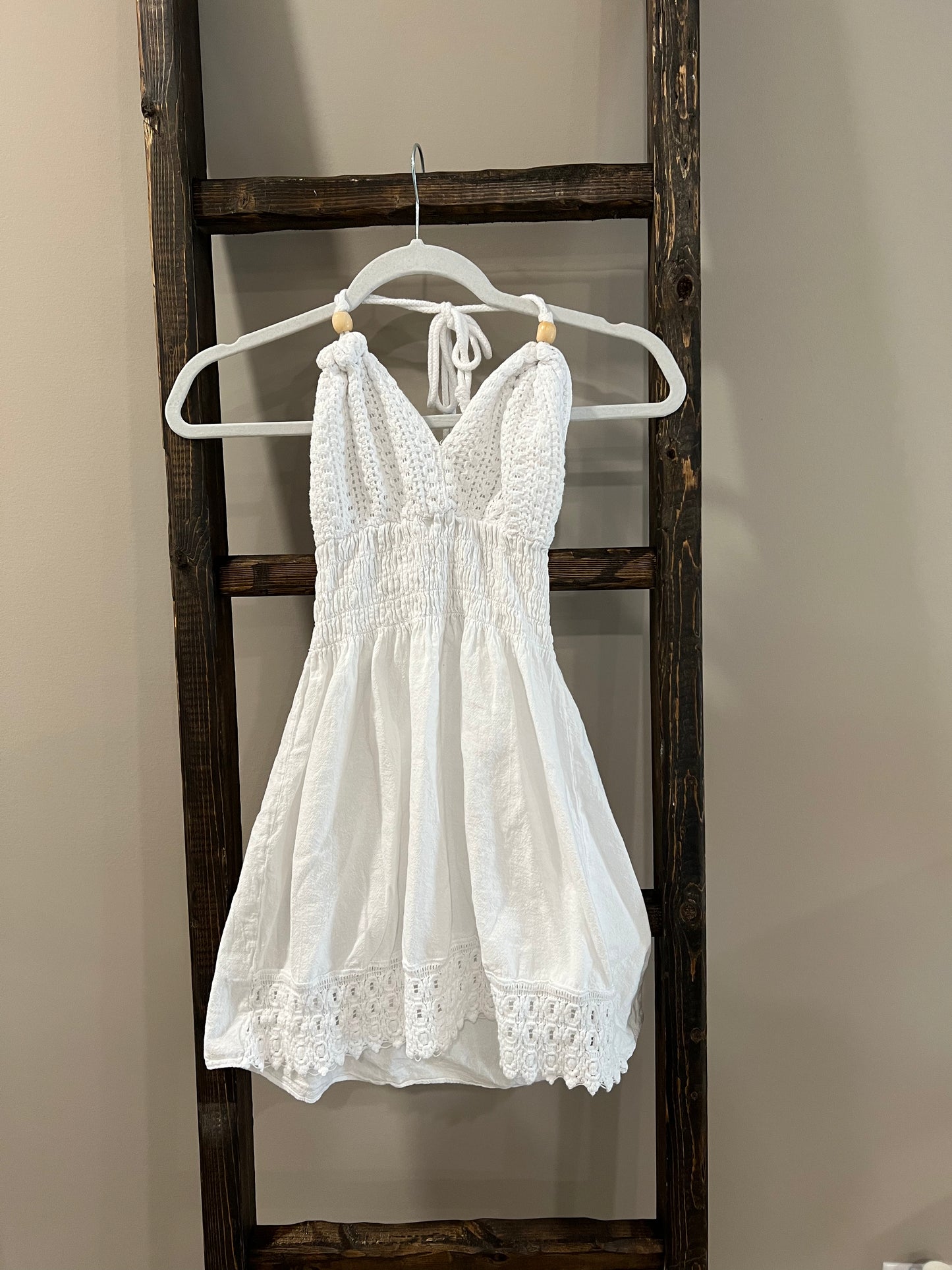 Size Small Blanco By Nature White Mini Dress