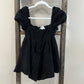 Size 2 Princess Polly Black Mini Romper
