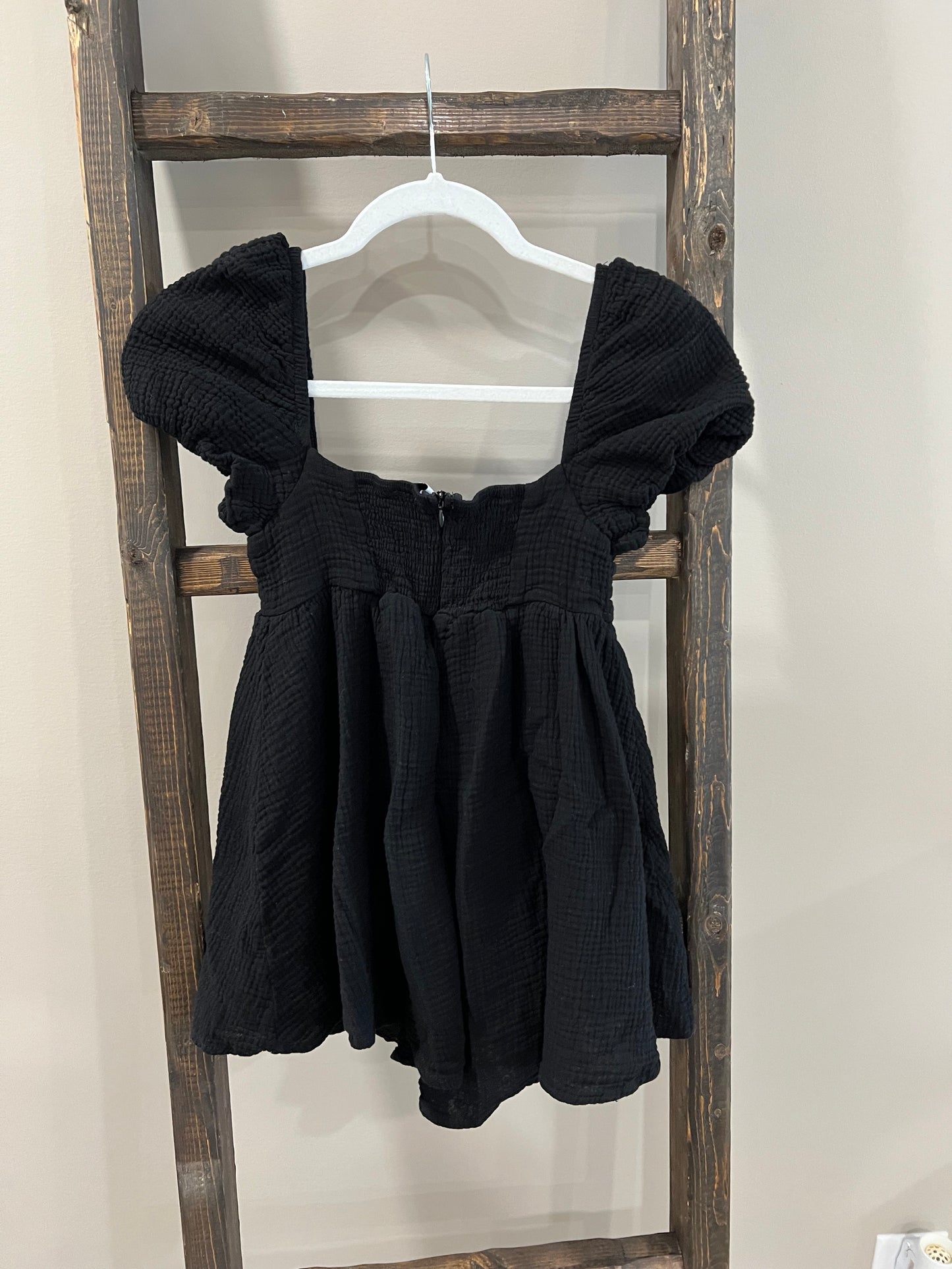 Size 2 Princess Polly Black Mini Romper
