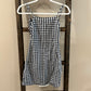 Size XS American Eagle Navy & White Gingham Dress