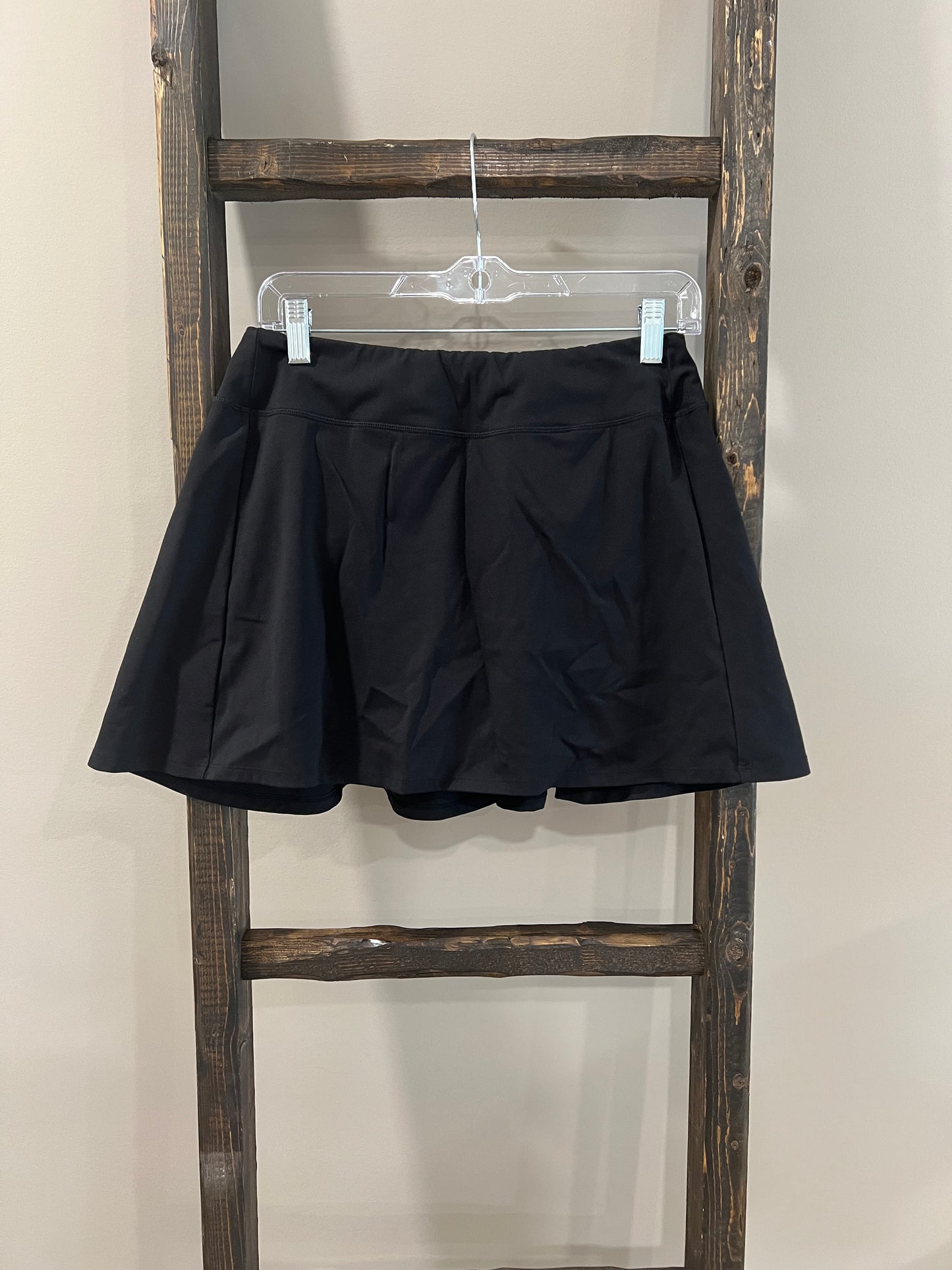 Size Large Stelle Black Athletic Tennis Skirt