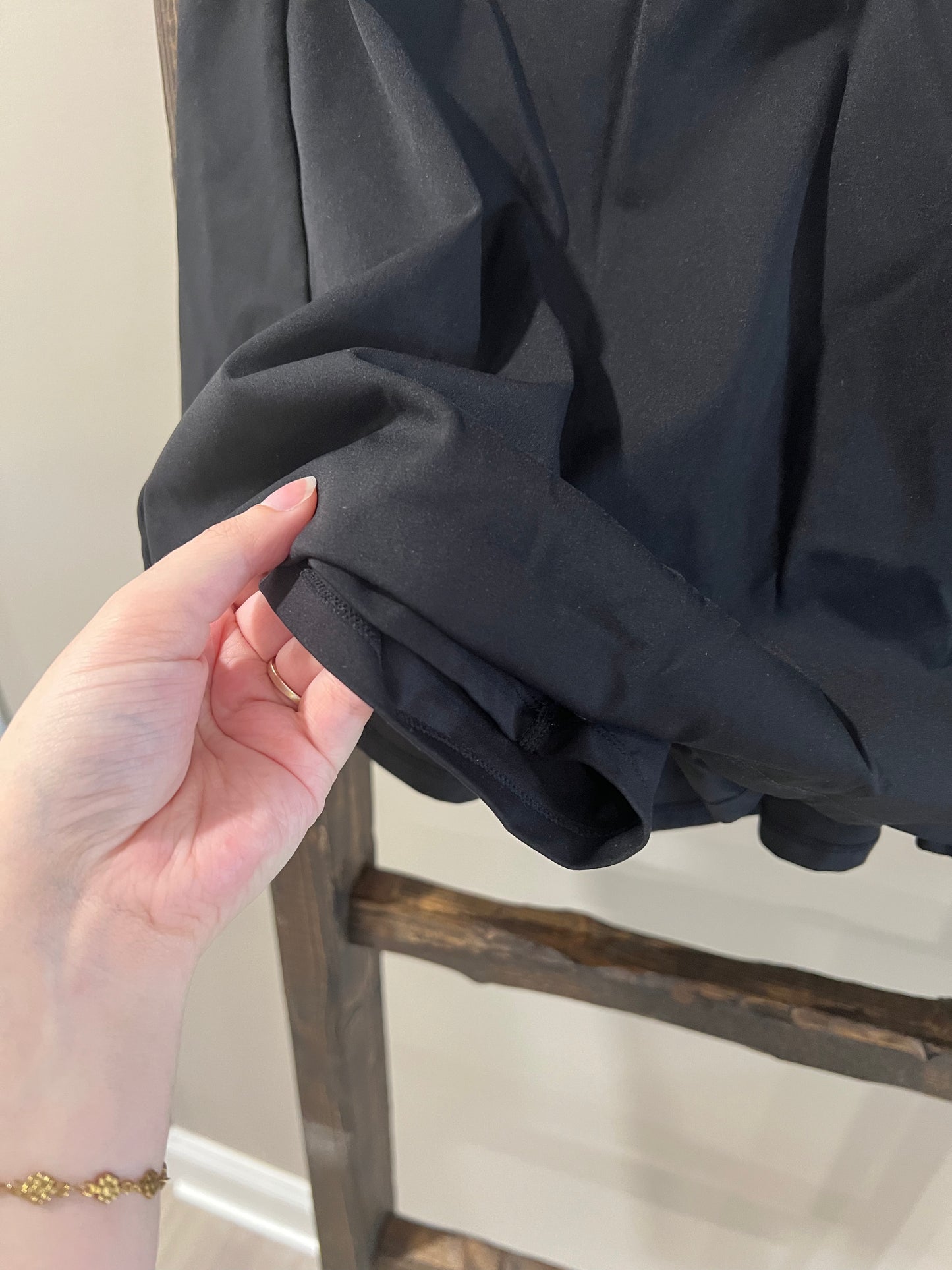 Size Large Stelle Black Athletic Tennis Skirt
