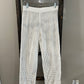 Size Medium Abercrombie & Fitch White Knit Coverup Pants