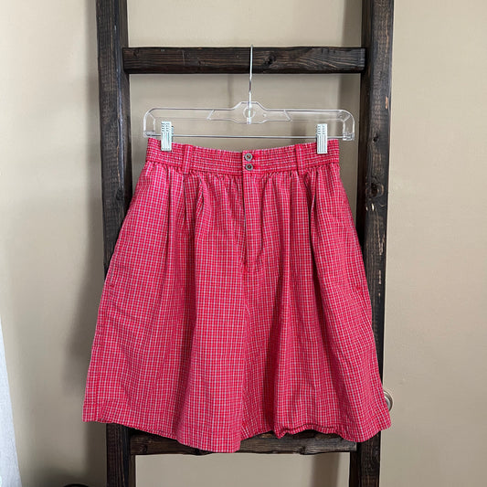 Size Medium Liz Sport Vintage Plaid Shorts