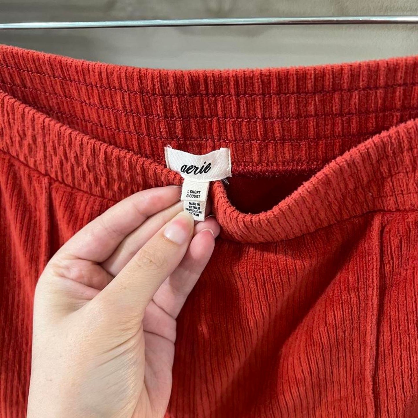 Size Large Short Aerie Corduroy Flare Leggings