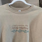 Size Large Taylor Swift Fan Merch “The Last Great American Dynasty” Embroidered Crewneck