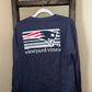 Size Medium Vineyard Vines Patriots Long Sleeve Tee