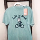 Size Medium Life Is Good Tee